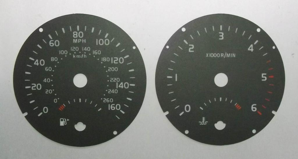 Lockwood Volvo C30/S40/V50 2004-2008 DARK GREY Dial Conversion Kit C885