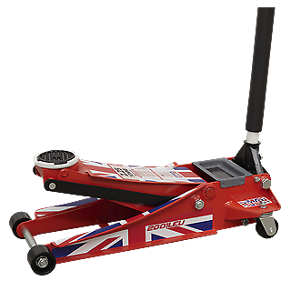 Trolley Jack 2.25tonne Low Entry Rocket Lift - Union Flag (Sealey 2001LEU)