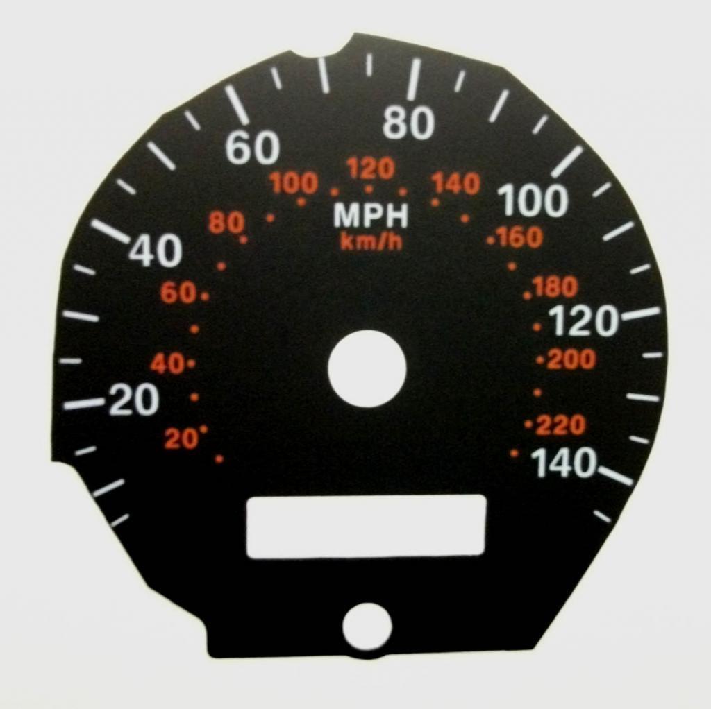 Lockwood Fiat Scudo BLACK Dial Conversion Kit C670