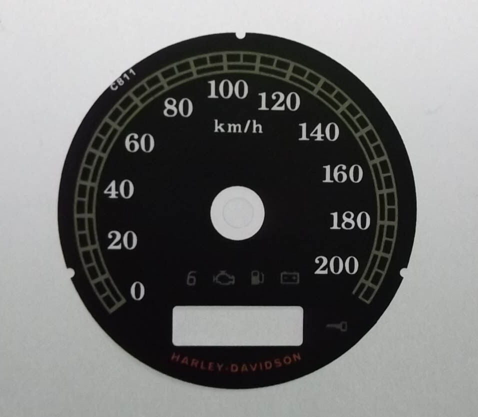 Lockwood Harley Davidson XL2 BLACK Dial Conversion Kit C811