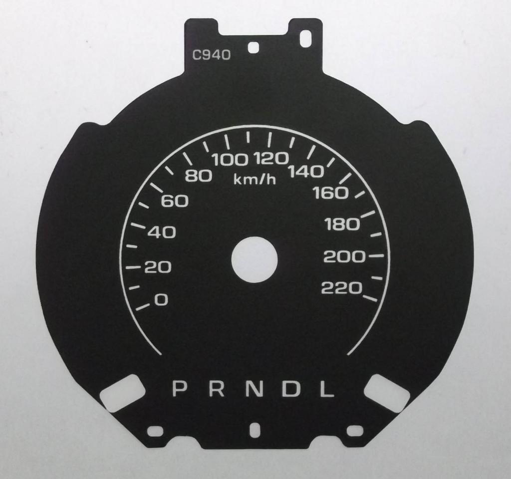 Lockwood Lincoln MKT BLACK Dial Conversion Kit C940