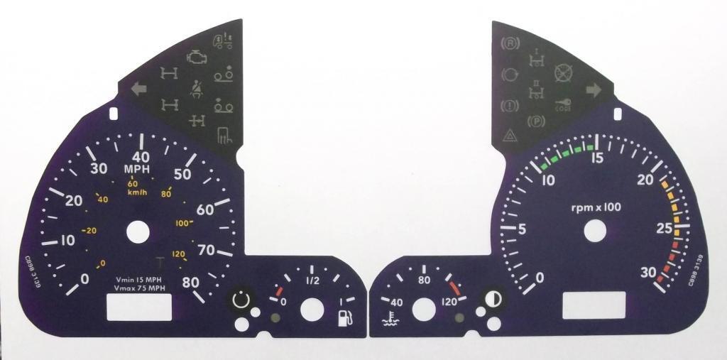 Lockwood Iveco Stralis BLUE Dial Conversion Kit C898