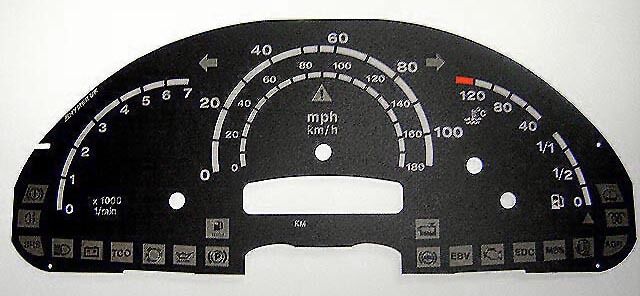 Lockwood Mercedes Sprinter BLACK Dial Conversion Kit C022