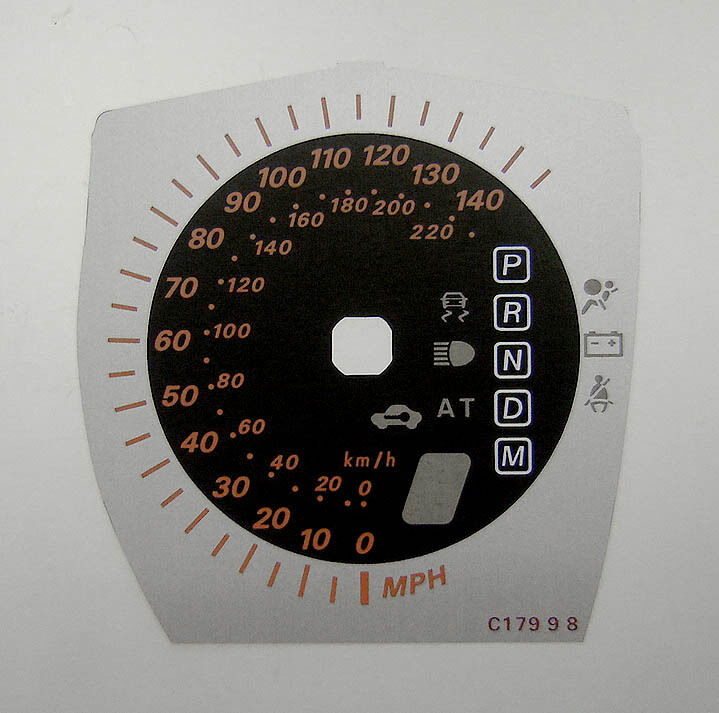 Lockwood Mazda 3 Automatic BLACK Dial Conversion Kit C179