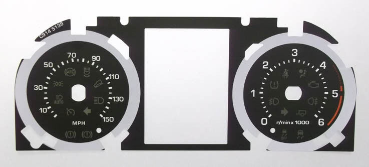 Lockwood Range Rover Evoque Diesel BLACK Dial Conversion Kit C914