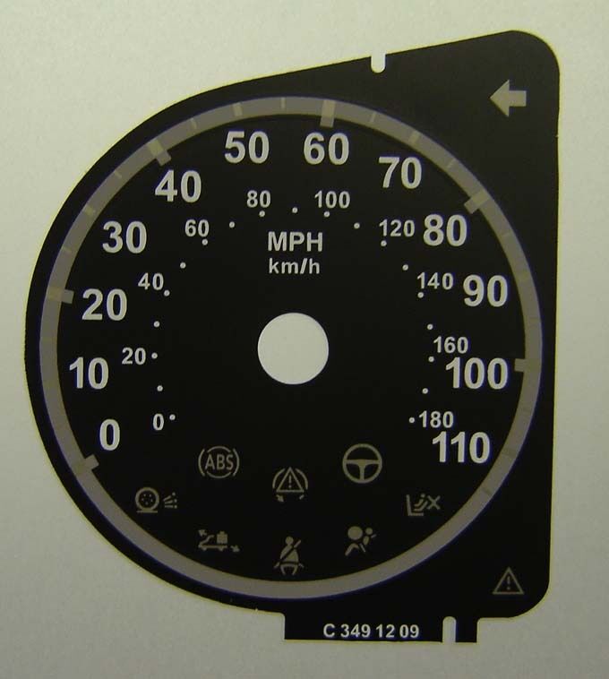 Lockwood Fiat Ducato BLACK Dial Conversion Kit C349