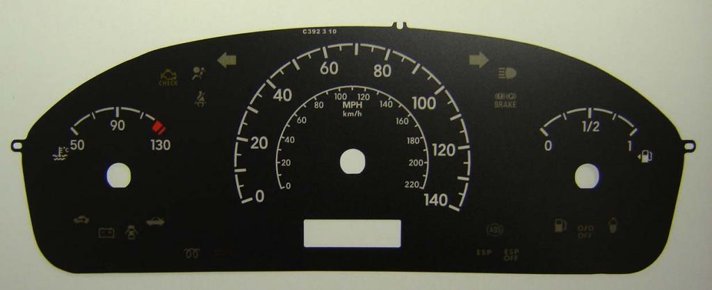 Lockwood Hyundai H1 & I-load BLACK Dial Conversion Kit C392