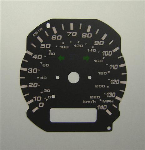 Lockwood Daihatsu Copen BLACK Dial Conversion Kit C296