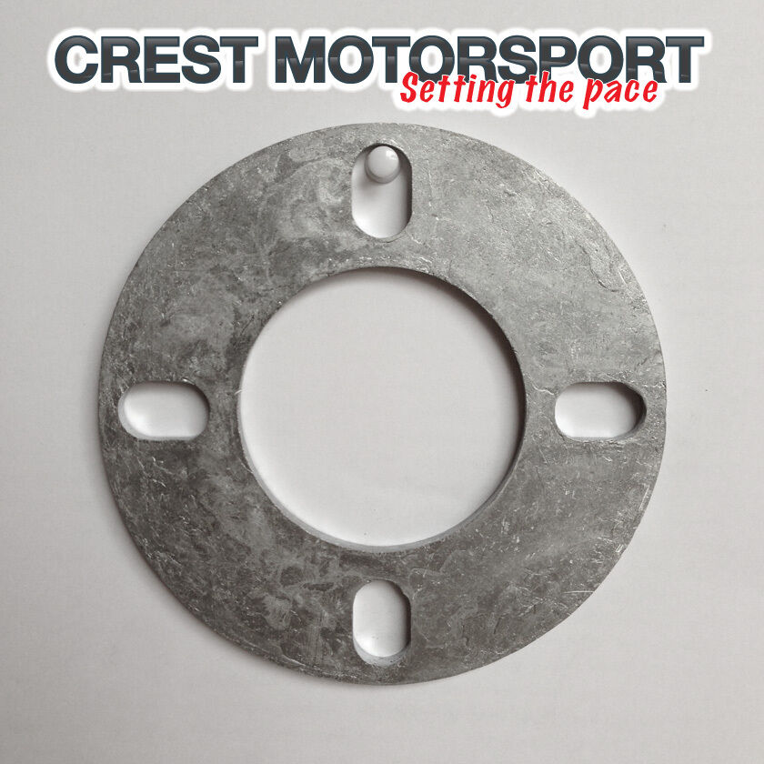 Pair (2) 6mm 4-Hole (Stud) Universal Alloy Wheel Aluminium Spacer Plate/Shims