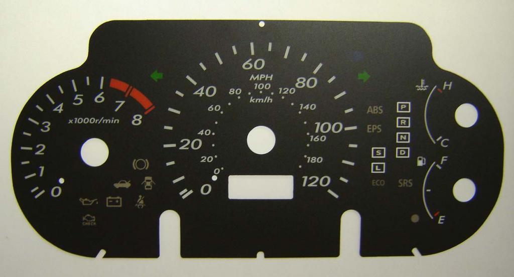 Lockwood Honda Civic Automatic BLACK Dial Conversion Kit C306