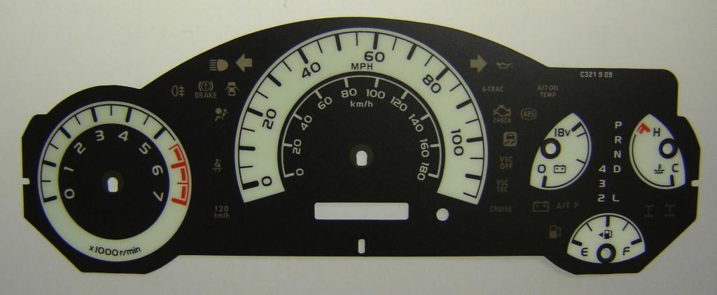 Lockwood Toyota FJ Cruiser BLACK Dial Conversion Kit C321