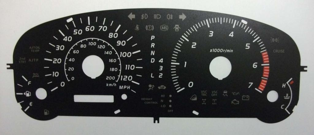 Lockwood Toyota Land Cruiser BLACK Dial Conversion Kit C475