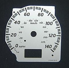 Lockwood SILVER Dial Conversion Kit for Nissan X-Trail 140MPH/220KMH C094