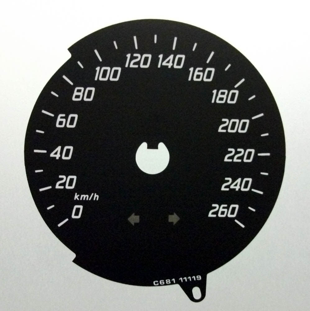 Lockwood Ford S-Max KMH BLACK Dial Conversion Kit C681