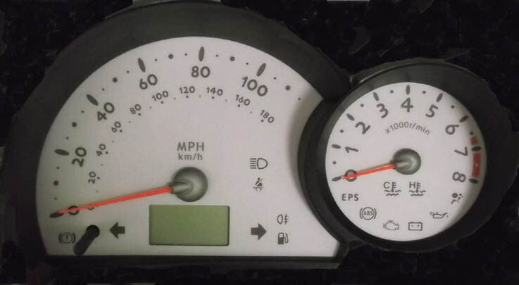 Lockwood Daihatsu Trevis GREY Dial Conversion Kit C874