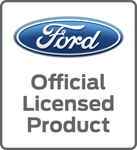 Richbrook Official Licensed BLACK Embossed Leather Keyring - Ford ST Line