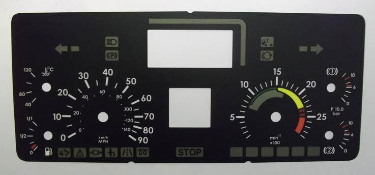 Lockwood Mercedes Actros Mk1 BLACK Dial Conversion Kit C964
