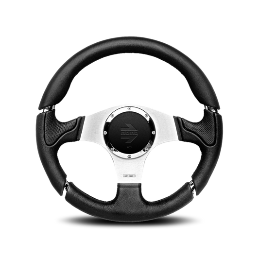 Momo Steering wheel (street) - MILLENIUM - BLACK LEATHER Ø350mm