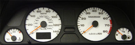 Lockwood Peugeot 306 Petrol no Oil - Digital Mileage SILVER (ST) Dial Kit 44X