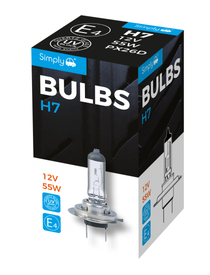 10 x H7 Headlight Bulbs 12V 55W (S499)