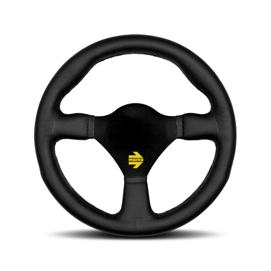 Momo Steering wheel (track) - MOD. 26 - BLACK LEATHER Ø260mm