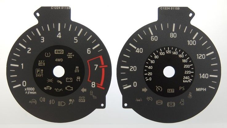 Lockwood GREY Dial Conversion Kit for Nissan Juke Petrol C1224