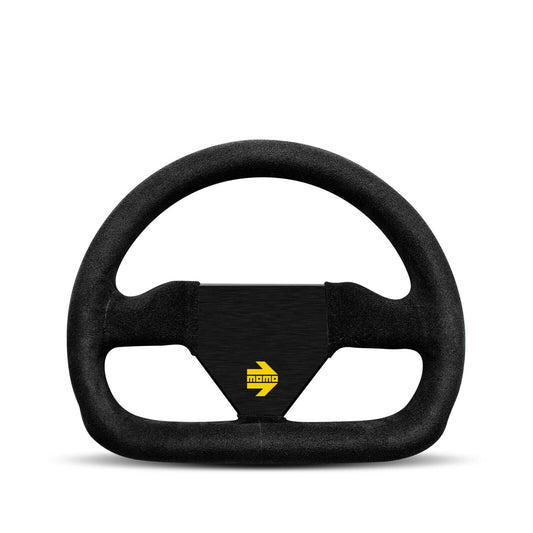 Momo Steering wheel (track) - MOD. 12 - BLACK SUEDE Ø260mm