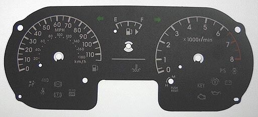 Lockwood BLACK Dial Conversion Kit for Nissan Cube C057