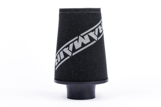 Ramair SmallFoam Filter Aluminium Base 80mm OD Black