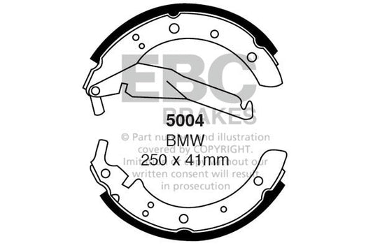EBC Brake Shoe Replacement Set (5004)