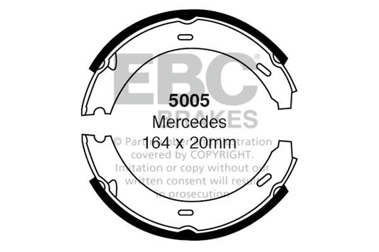 EBC Brake Shoe Replacement Set (5005)