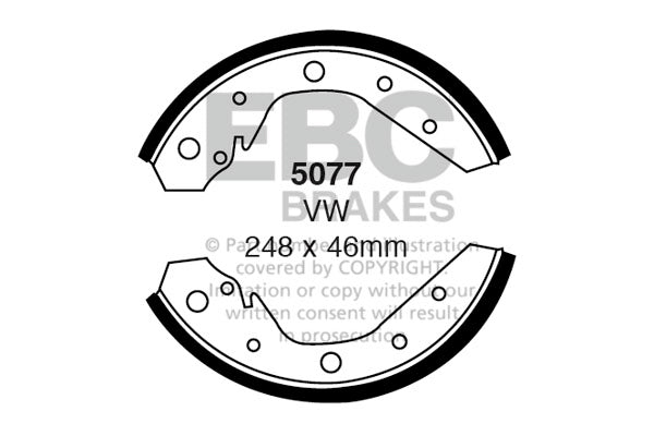 EBC Brake Shoe Replacement Set (5077)