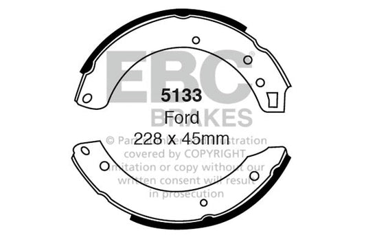 EBC Brake Shoe Replacement Set (5133)