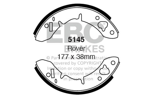EBC Brake Shoe Replacement Set (5145)
