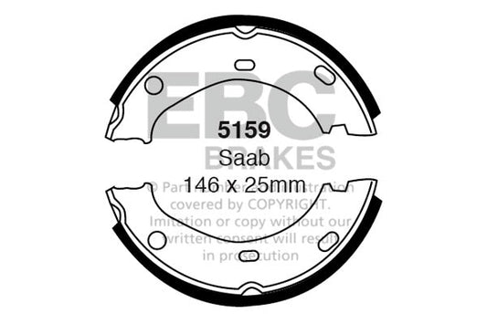 EBC Brake Shoe Replacement Set (5159)