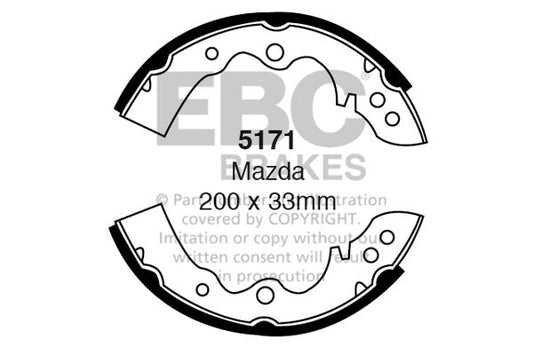 EBC Brake Shoe Replacement Set (5171)