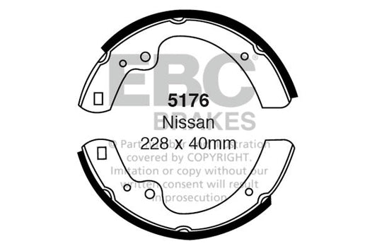 EBC Brake Shoe Replacement Set (5176)