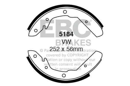 EBC Brake Shoe Replacement Set (5184)