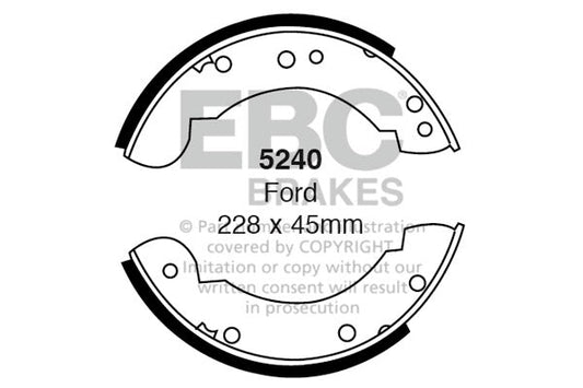 EBC Brake Shoe Replacement Set (5240)