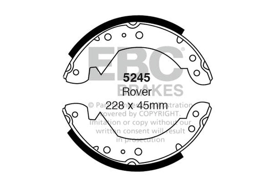 EBC Brake Shoe Replacement Set (5245)