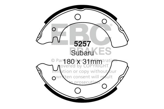 EBC Brake Shoe Replacement Set (5257)