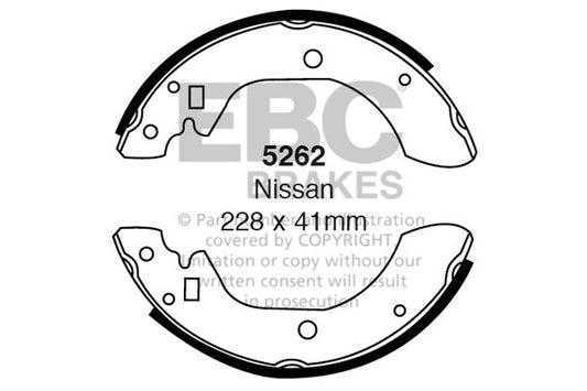 EBC Brake Shoe Replacement Set (5262)