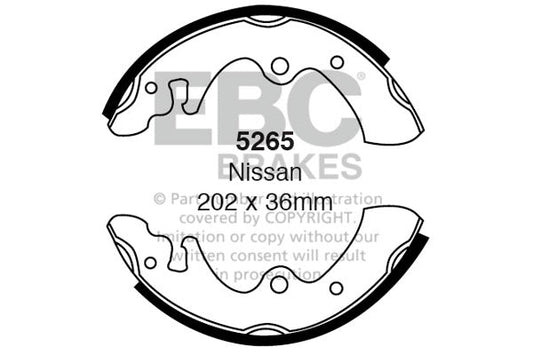 EBC Brake Shoe Replacement Set (5265)