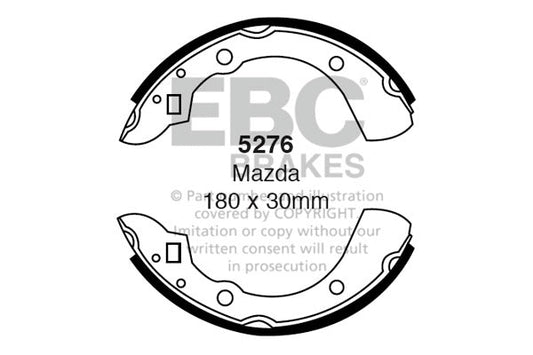EBC Brake Shoe Replacement Set (5276)