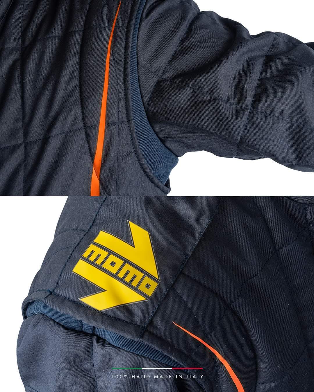 Momo Fireproof Racing Suit - PRO LITE - Navy Blue (FIA Approved)