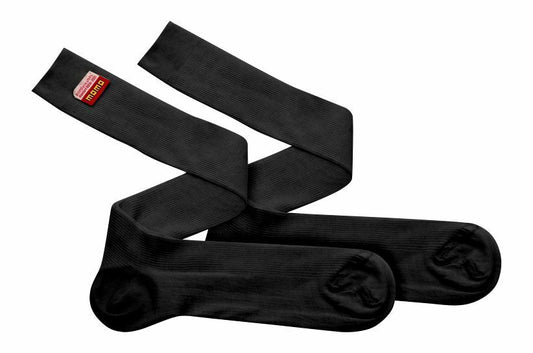 Momo Comfort Tech - Aramid Thermal Long Racing Socks - Black (FIA Approved)