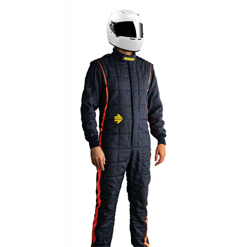 Momo Fireproof Racing Suit - PRO LITE - Navy Blue (FIA Approved)