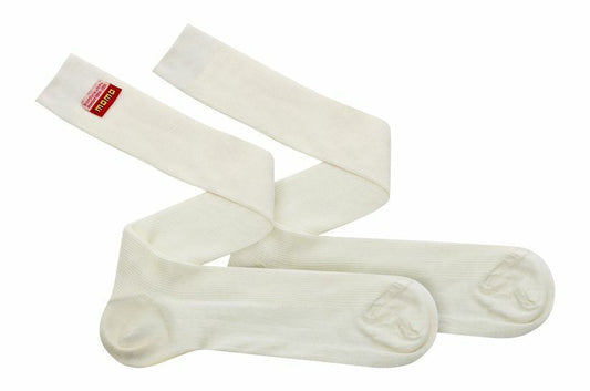 Momo Comfort Tech - Aramid Thermal Long Socks - White (FIA Approved)