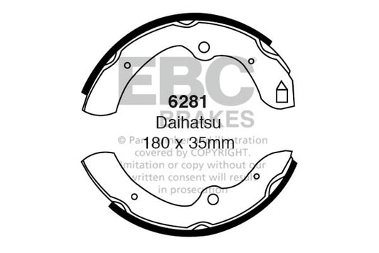 EBC Brake Shoe Replacement Set (6281)