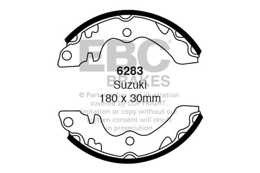 EBC Brake Shoe Replacement Set (6283)